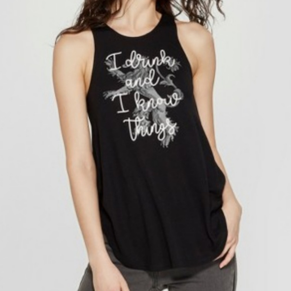 GOT - "I Drink and I Know Things" Tank~NWOT!